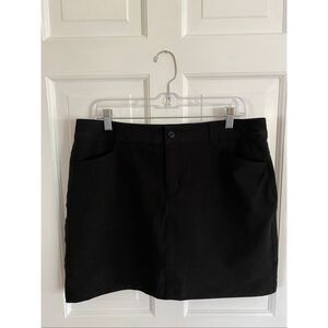 Eddie Bauer black golf skort size 12